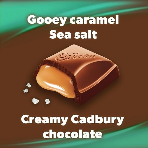 Cadbury Caramilk Salted Caramel Chocolatey Candy Bar, 50 g/1.8 oz (Includes Ice Pack) Shipped from Canada