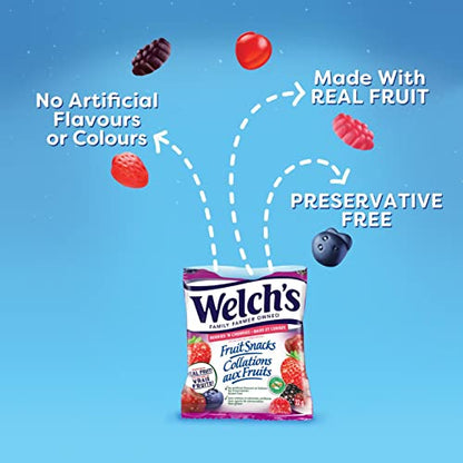 Welch's Gluten Free Berries 'n Cherries Snacks, 28 x 22g/0.8oz (Shipped from Canada)