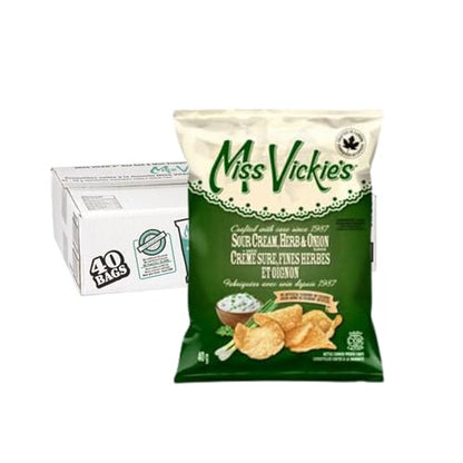 Miss Vickies Sour Cream Herb Onion pack of 40