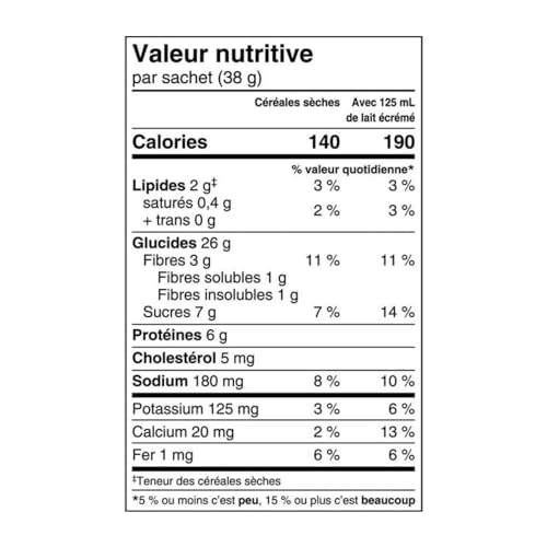 Quaker High Protein Maple & Brown Sugar Flavour, Instant Oatmeal, 228g/8 oz (Shipped from Canada)