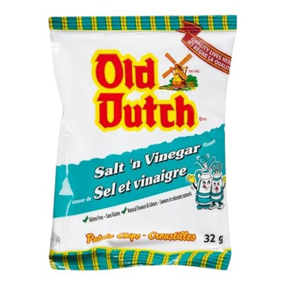 Old Dutch Variety Pack, 18ct, Original, Ketchup, Bbq, Salt 'n Vinegar, 576g/20.3 oz (Shipped from Canada)