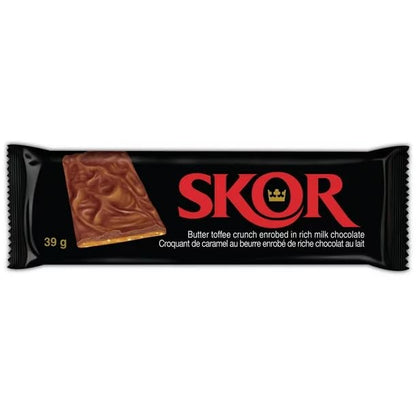 SKOR Candy Bar, 39g/1.37oz (Includes Ice Pack) (Shipped from Canada)