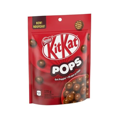 KIT-KAT POPS Milk Chocolatey Snacks Pouch, 170 g/6 oz (Shipped from Canada)