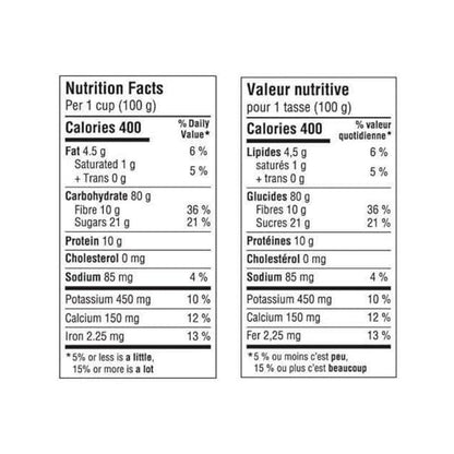 Great Value Granola Cereals Original Nutrition Facts