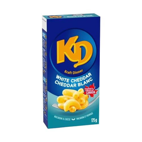 Kraft Dinner White Cheddar Macaroni & Cheese, 175g/6.17oz (Shipped from Canada)