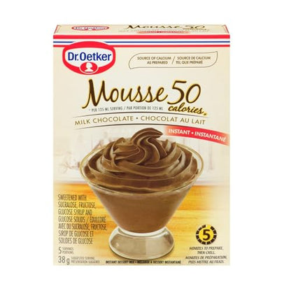 Dr Oetker Chocolate Mousse, 50 Calories, 37.5g/1.3 oz (Shipped from Canada)