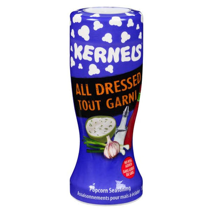 Kernels Popcorn Seasoning Variety Pack, (3 Flavors) All Dressed, Dill Picke, Ketchup (Shipped from Canada)