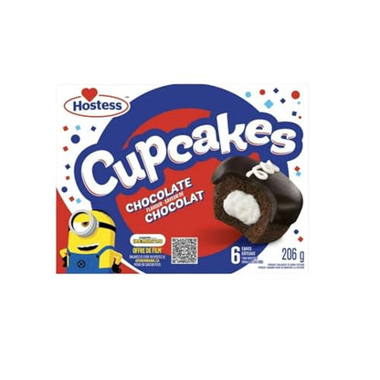 Hostess Cupcakes Chocolate Cakes 206g/7.26oz (Shipped from Canada)