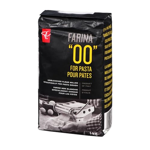 PC BLACK LABEL Farina For Pasta, Finest Grade "00", 1kg/35.3 oz (Shipped from Canada)