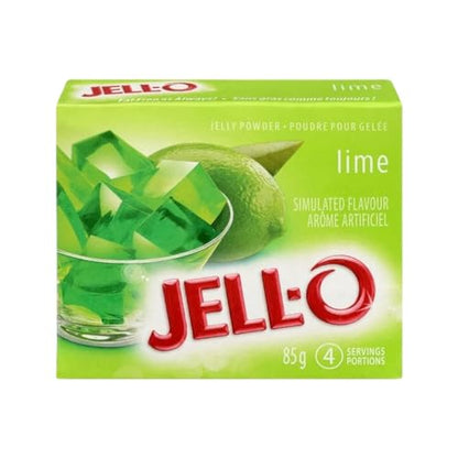 Jell-O Lime Jelly Powder, Gelatin Mix, 85g/3oz (Shipped from Canada)