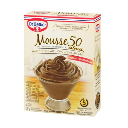 Dr Oetker Chocolate Mousse, 50 Calories, 37.5g/1.3 oz (Shipped from Canada)