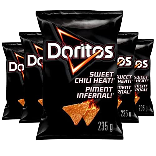 Doritos Sweet Chili Heat Chips Family Bag pack of 5
