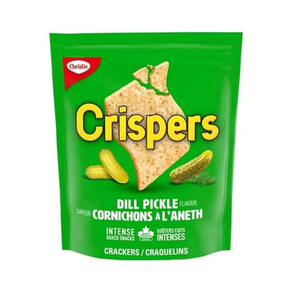 Christie Crispers Dill Pickle Cracker Snacks, 145g/5.1 oz (Shipped from Canada)