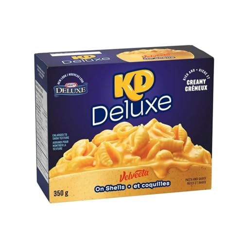 Kraft Deluxe Velveeta & Shells, 350g/12.35oz (Shipped from Canada)