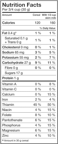 Post Family Size Sugar Crisp Cereal, Post Sugar Crisp Cereal, 550g/19.4 oz (Shipped from Canada)