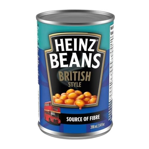 Heinz British Style Beans in Tomato Sauce, Cholesterol Free, 398mL/13.5 fl. oz (Shipped from Canada)