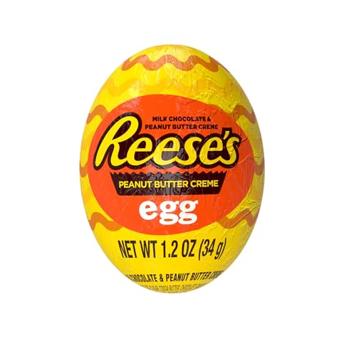 Reese Milk Chocolate Peanut Butter Creme Eggs, 34g/1.2 oz (Pack of 4) Shipped from Canada