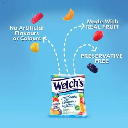 Welch's Gluten Free Mixed Fruit Snacks, 28 x 22g/0.8oz (Shipped from Canada)