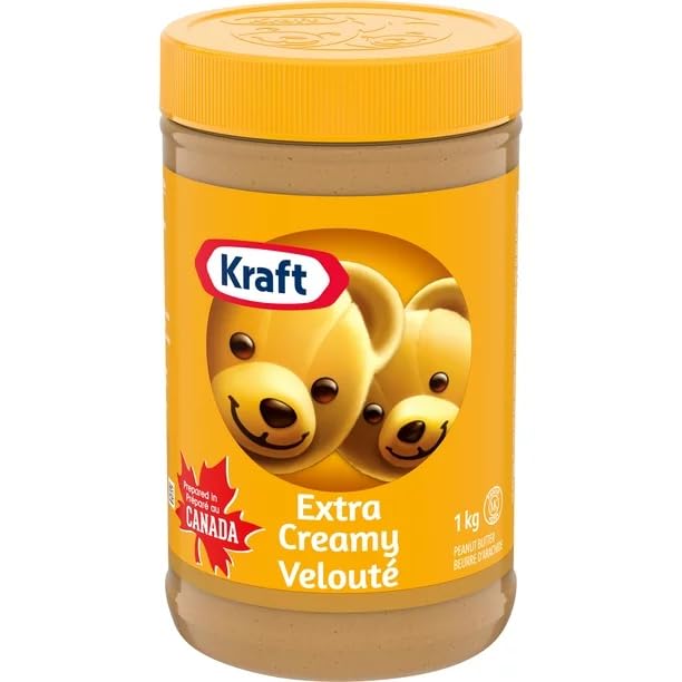 Kraft Extra Creamy Peanut Butter, 1kg/35.3oz (Shipped from Canada)