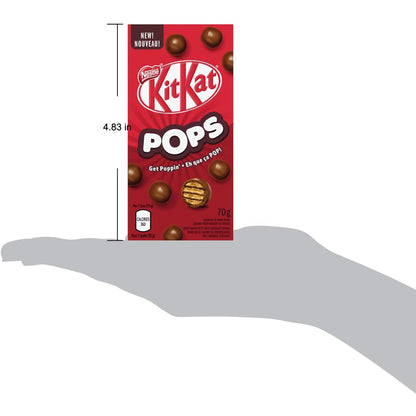 Kit Kat Pops Milk Chocolaty Snacks Carton, 70g/2.47oz (Shipped from Canada)