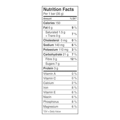 Kashi Chocolate Peanut Butter Whole Grain Bar Nutrition Facts