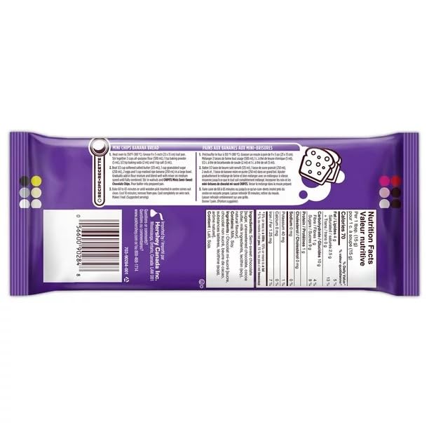 Hershey CHIPITS Semi-Sweet Minis Chocolate Chips, 270g/9.52oz (Shipped from Canada)