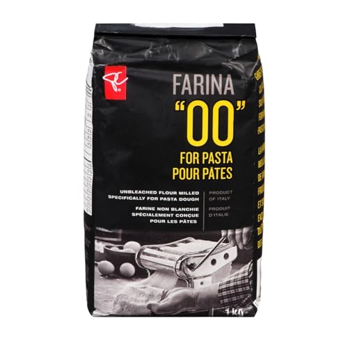 PC BLACK LABEL Farina For Pasta, Finest Grade "00", 1kg/35.3 oz (Shipped from Canada)