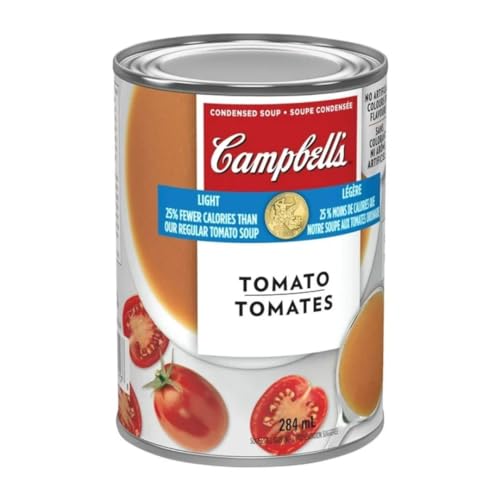 Campbell’s Light Tomato Condensed Soup - Fat Free, 284 mL/9.6 fl. oz (Shipped from Canada)