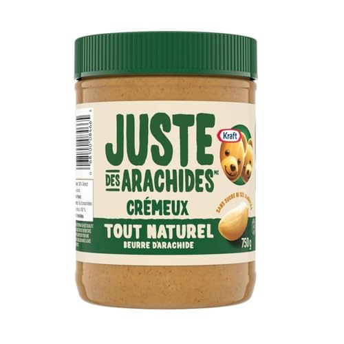 Kraft Only Peanuts All Natural Smooth Peanut Butter, 750g/26.5oz (Shipped from Canada)