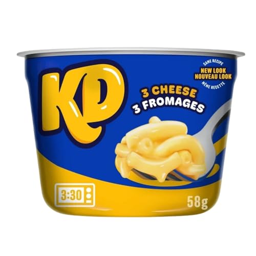 Kraft Dinner Triple Cheese Macaroni & Cheese Snack Cup 58g/2.05oz (Shipped from Canada)