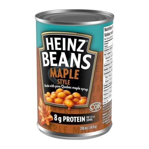 Heinz Maple Style Beans with Pure Quebec Maple Syrup, 398mL/13.5 fl. oz (Shipped from Canada)