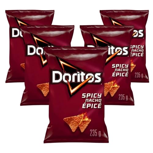 Doritos Spicy Nacho Tortilla Chips pack of 5