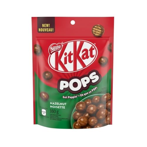 KIT-KAT POPS Chocolaty Hazelnut Snacks Pouch, 160 g/5.6 oz (Shipped from Canada)