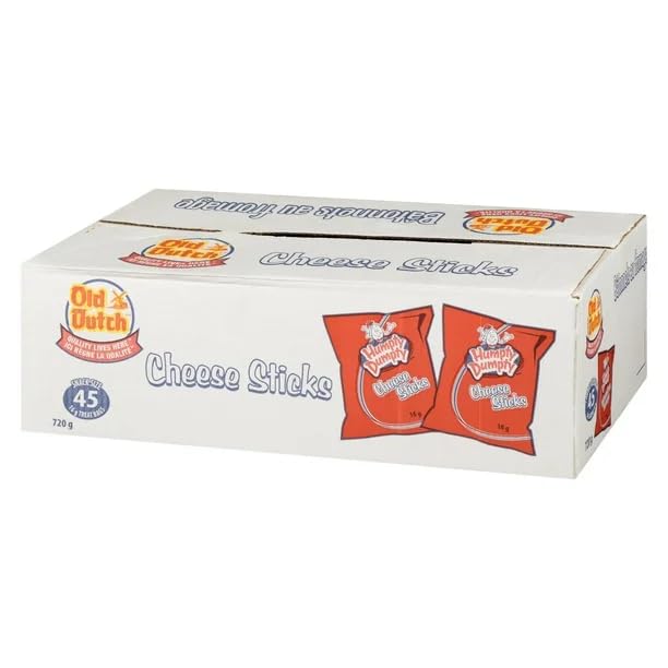 Old Dutch Cheese Sticks, 45 x 16g Treat Bags, 720g/25.4 oz (Shipped from Canada)