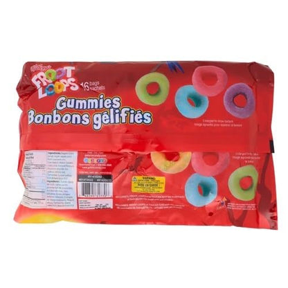 Kellogg's Froot Loops Gummies, 16ct, 191g/6.7oz (Shipped from Canada)