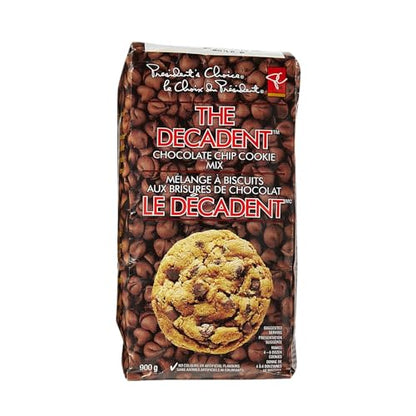 President's Choice The Decadent Chocolate Chip Cookie Mix, 900g/31.7 oz (Shipped from Canada)