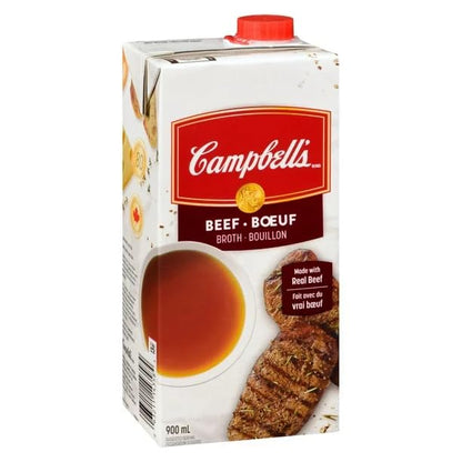 Campbell’s Beef Broth, Ready to Use, 900 mL/30.4 fl. oz (Shipped from Canada)