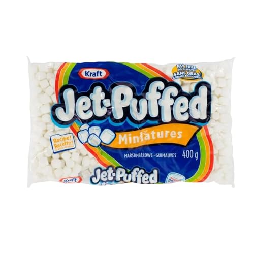 Jet Puffed Miniature Marshmallows, Miniature Marshmallows 400g/14oz (Shipped from Canada)