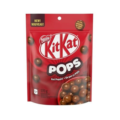 KIT-KAT POPS Milk Chocolatey Snacks Pouch, 170 g/6 oz (Shipped from Canada)