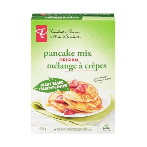 President's Choice Plant Based Pancake Mix Original, 400g/14.1 oz (Shipped from Canada)