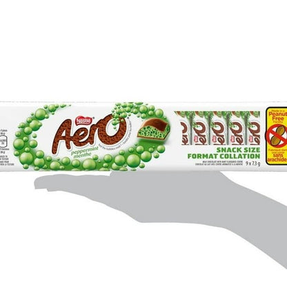 AERO Peppermint Juniors Treat Size, 9 x 7.3g, (Includes Ice Pack) Shipped from Canada