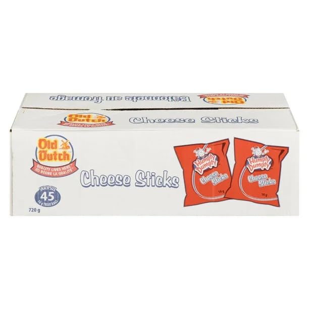 Old Dutch Cheese Sticks, 45 x 16g Treat Bags, 720g/25.4 oz (Shipped from Canada)