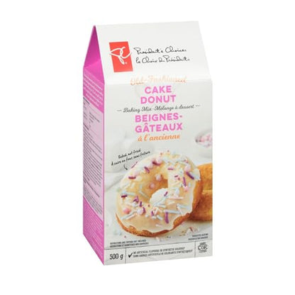 President's Choice Old-Fashioned Cake Donut Baking Mix, 500g/17.6 oz (Shipped from Canada)