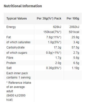 Doritos Tangy Cheese Multipack 6 x 30g/1.1oz (Shipped from Canada)