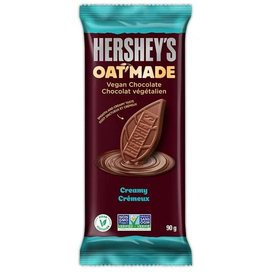 Hershey OAT MADE Creamy Milk Chocolate Vegan 90g/3.17oz (Includes Ice Pack) (Shipped from Canada)