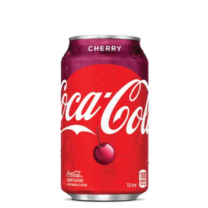 Coca Cola Cherry Soda Soft Drink Case 12x355ml/12oz (Shipped from Canada)