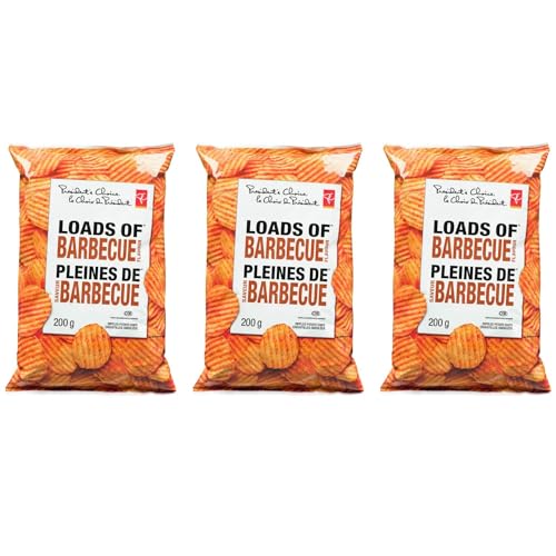 Presidents Choice Loads of Barbecue Chips pack of 3