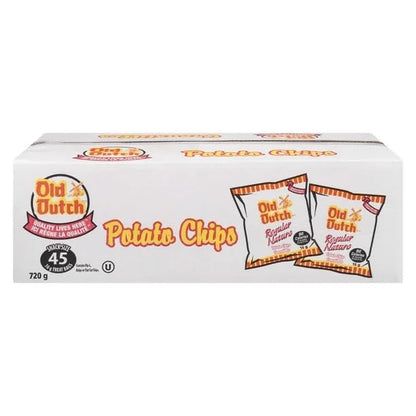 Old Dutch Potato Chips, 45 x 16g, 720g/25.4 oz (Shipped from Canada)