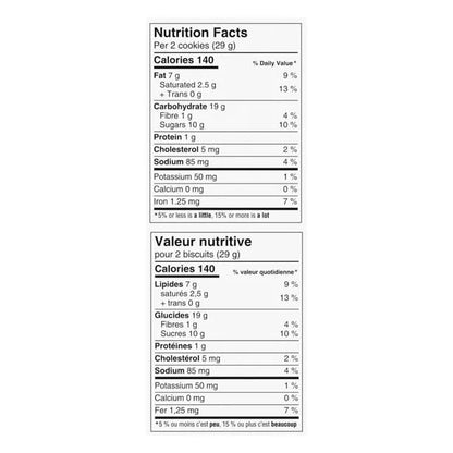 Chips Ahoy Chocolate Original Cookies Party Size Nutrition Facts