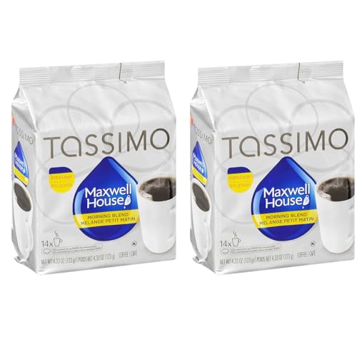 Tassimo Maxwell House Morning Blend Coffee Single Serve T-Discs, 14 ct Box, 14 T-Discs  (Shipped from Canada)